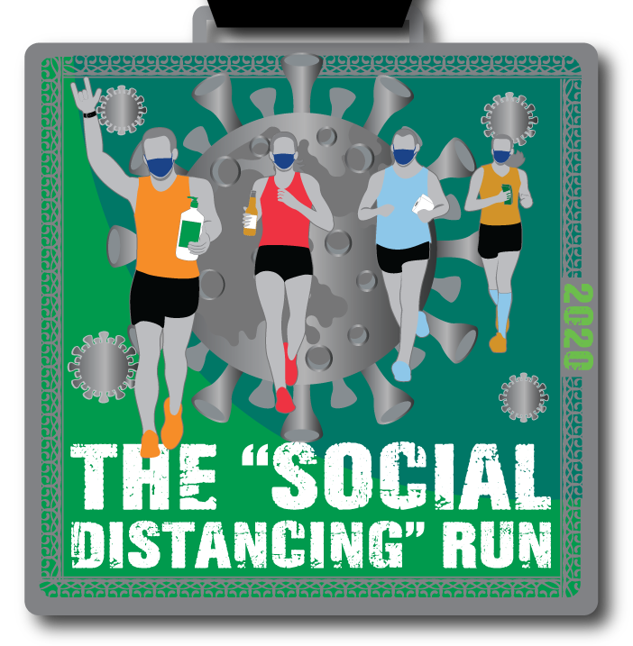 Download Marathon Training Academy Virtual Revenge Run Medals 2020 Mockup Marathon Training Academy
